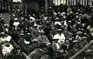 Chaired Prints: Deck-Chaired Crowd on the Front, Bournemouth, Dorset
