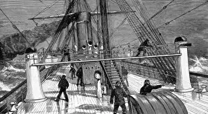 Images Dated 22nd June 2004: The Deck of the SS Gallia, 1879