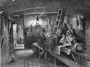 Below Decks on an Emigrant Ship, 1849
