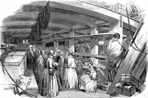 Sidney Collection: Between Decks on an Emigrant Ship, 1850