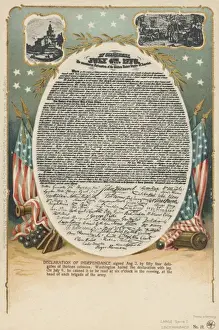1776 Prints: The Declaration of Independence, USA
