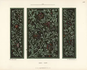 Images Dated 15th November 2019: Decorated sides and back of house altar, German