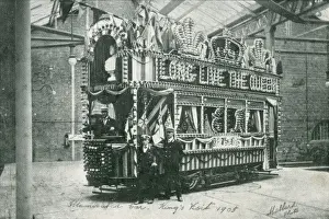 Decorated Tram car