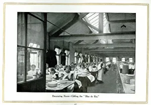 Bleu Prints: Decorating Room, gilding the Bleu de Roi, Alfred Meakin