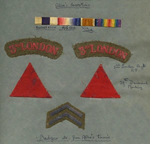 Images Dated 8th March 2017: Decorations and badges of Albert Auerbach, WW1