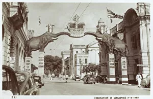 Elephant Collection: Decorations for the Coronation - Singapore