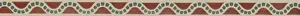 Decorative border of ceiling panel