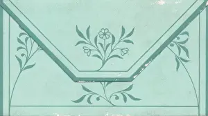 Envelopes Prints: Decorative envelope in two shades of blue
