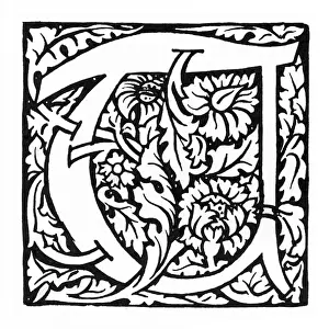 Decorative initial