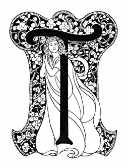 Decorative initial