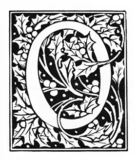 Decorative initial
