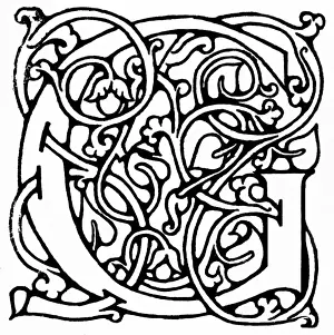 Decorative initial