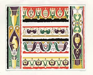 Decorative ornaments from the tablinum of