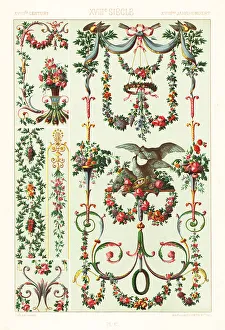 Racinet Prints: Decorative paintings, 18th century