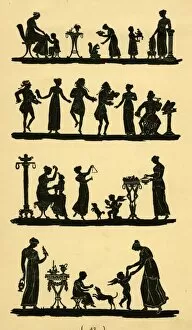 Images Dated 5th January 2017: Decorative silhouette designs
