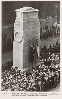 The dedication of the Cenotaph. Whitehall, London The dedication of the Cenotaph. Whitehall, London
