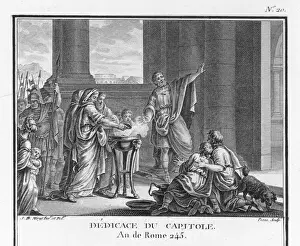 Goddesses Prints: Dedication of the Roman Capitol