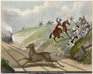 Pursue Prints: Deer Hunt & Railway