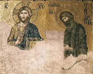 Deesis Mosaic. 13th c. TURKEY. Istanbul. Hagia