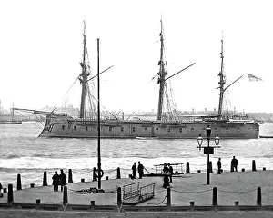 Ironclad Prints: Defence Class Ironclad Warship on the River Mersey