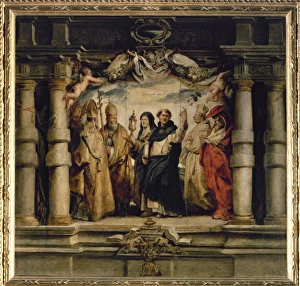 Images Dated 20th September 2016: The Defenders of the Eucharist, ca. 1625, by Peter Paul