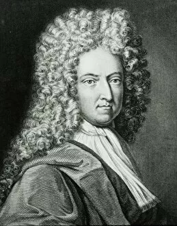 DEFOE, Daniel (1660-1731). English writer. Engraving