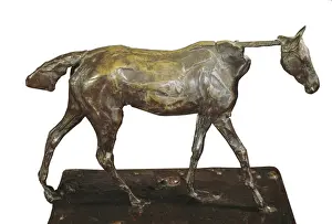 Impressionists Prints: DEGAS, Edgar (1834-1917). Thoroughbred Horse