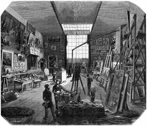Eugene Gallery: Delacroix / Studio / Ils1852