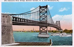 The Delaware River Bridge, Philadelphia, Pennsylvania The Delaware River Bridge, Philadelphia, Pennsylvania