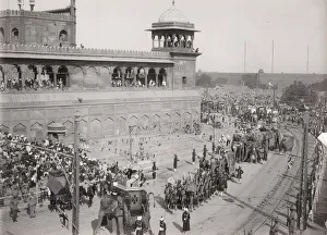 Delhi Durbar, probably 1911, Elephants in procession