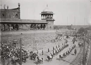 Delhi Durbar, probably 1911, Indian cavalry