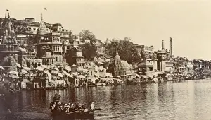 River Bank Prints: Delhi - view from a bridge over the River Yamuna