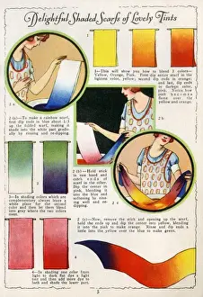 Dyes Prints: Delightful shaded scarfs of lovely tints
