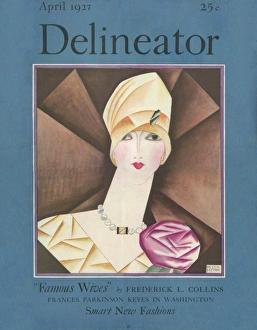 Fashion Gallery: Delineator cover April 1927