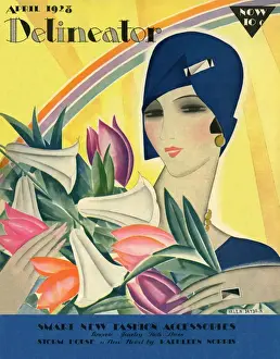 Delineator Prints: Delineator cover April 1928