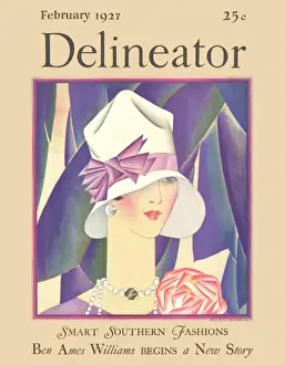 Delineator Prints: Delineator front cover, February 1927