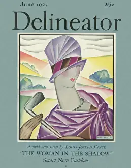 Delineator Prints: Delineator cover June 1927