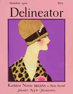 Delineator cover October 1926 by Helen Dryden