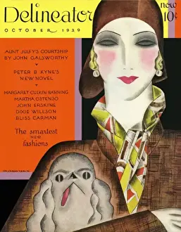 Delineator Prints: Delineator cover October 1929