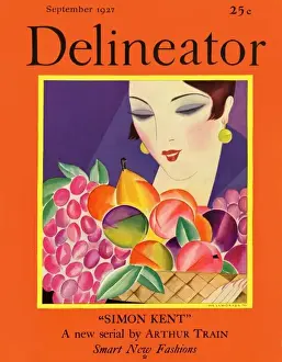 Delineator cover September 1927 by Helen Dryden