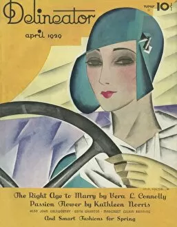 Fashion Gallery: Delineator magazine front cover April 1929