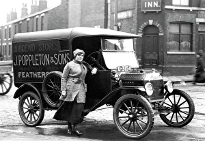 Featherstone Prints: Delivery van in Featherstone