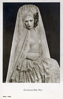 Hollywood Prints: Delores Del Rio - Mexican actress, dancer and singer