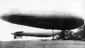 Gamma Prints: Delta and Gamma Airships Royal Aircraft Company early 1900s