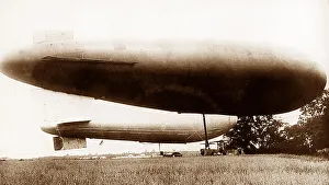Delta and Gamma airships at the Royal Aircraft Factory