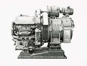 Deltic 9-5A flange mounted engine for MCMVs