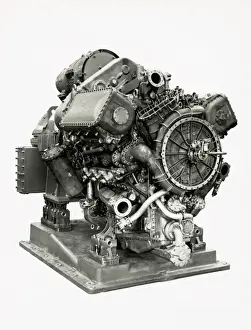 Deltic 9-5A flange mounted engine for MCMVs