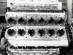 Deltic cylinder block