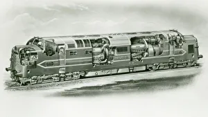Engineering Collection: Deltic DP1 locomotive