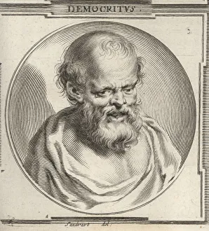 Universe Prints: Democritus, Ancient Greek philosopher, c.460-370 BC